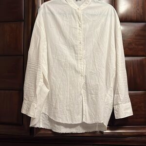 Vince Beautiful White Button Shirt